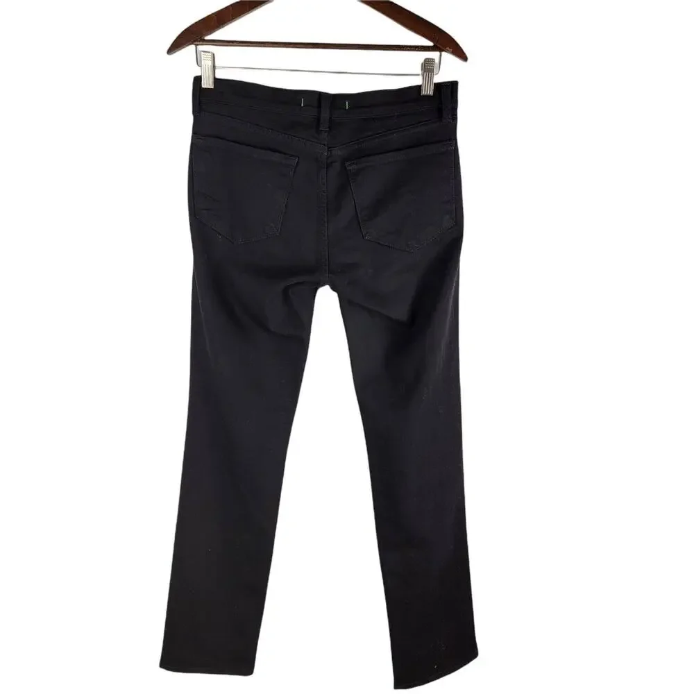 J Brand Jett Cigarette Leg Jeans Black Straight Leg Cotton Size 27 - Picture 5 of 7